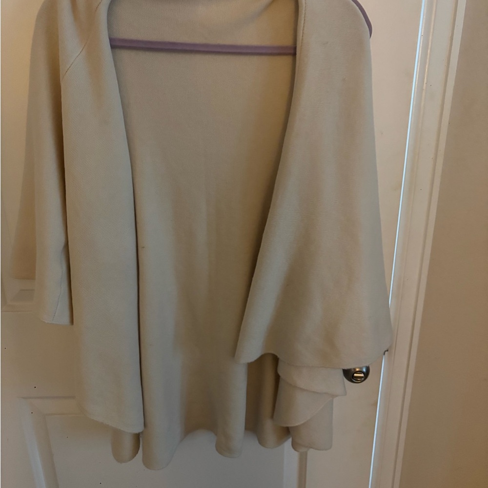 Chic Cream Women's Poncho